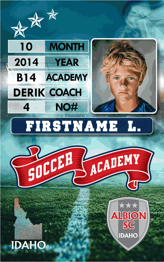 Academy Card Front